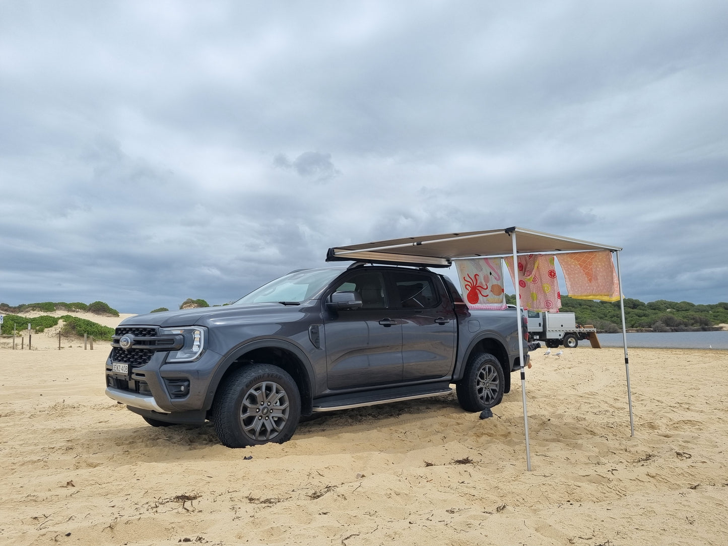 Next-gen Ranger WildTrak Roof Rail Awning Mounts